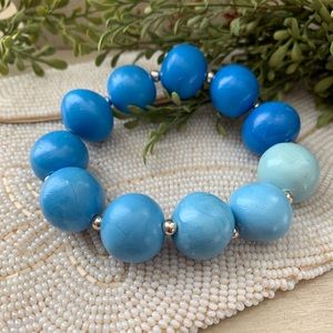 Polymer clay stretch bracelet